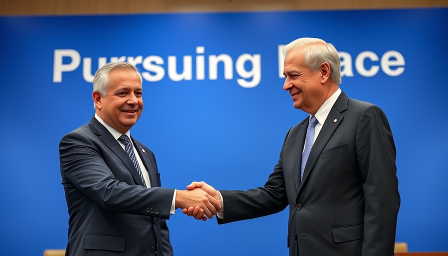 Diplomatic meeting in Alaska: handshake at peace summit.