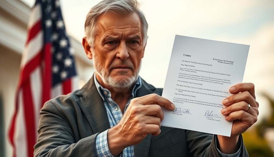 Trump's reciprocal tariffs impact illustrated by signed document display.