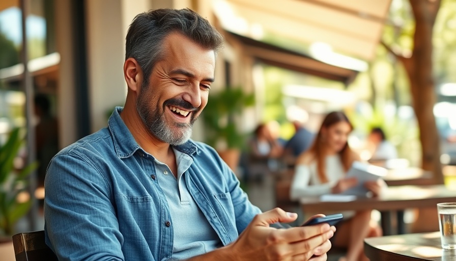 Man enjoying retirement at a cafe, better than an annuity.