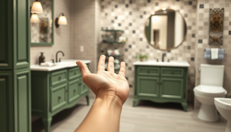 Elegant bathroom vanity display for remodel inspiration.
