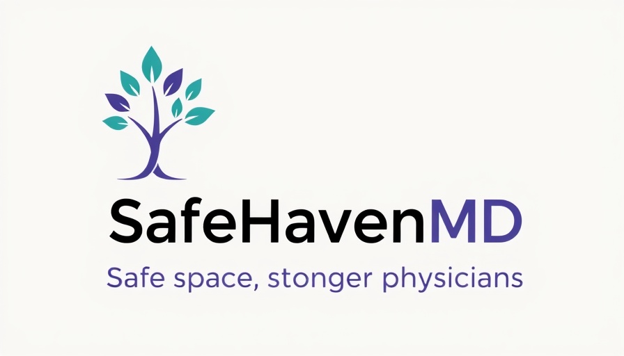 SafeHavenMD logo promoting saving our doctors concept.