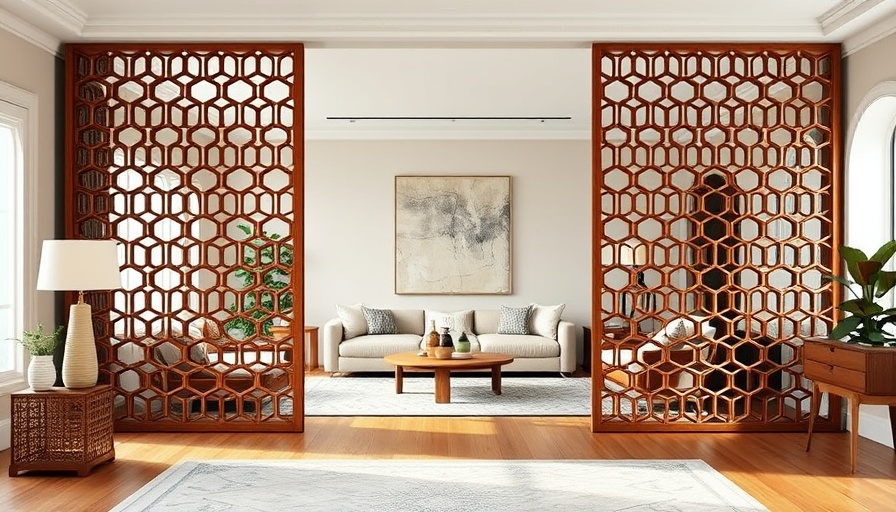 Modern room dividers in stylish, contemporary design.