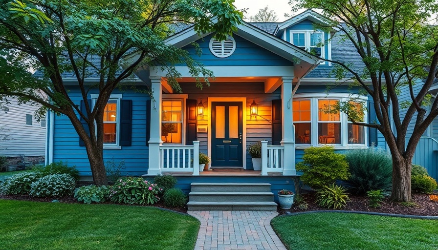 Suburban home with inviting front porch for relisting your home.