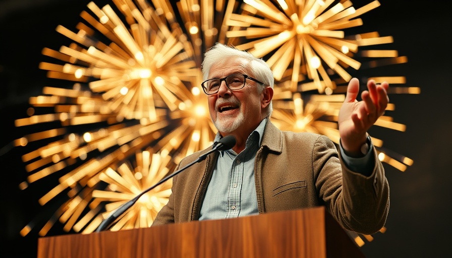 Reform UK political strategy 2027 announcement with energetic speaker.