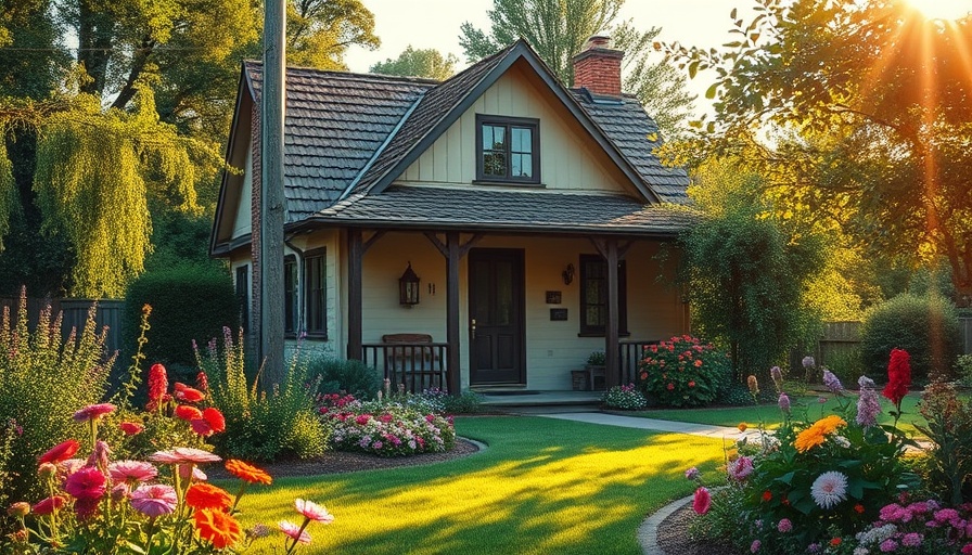 Charming house with a garden symbolizing down payment assistance programs
