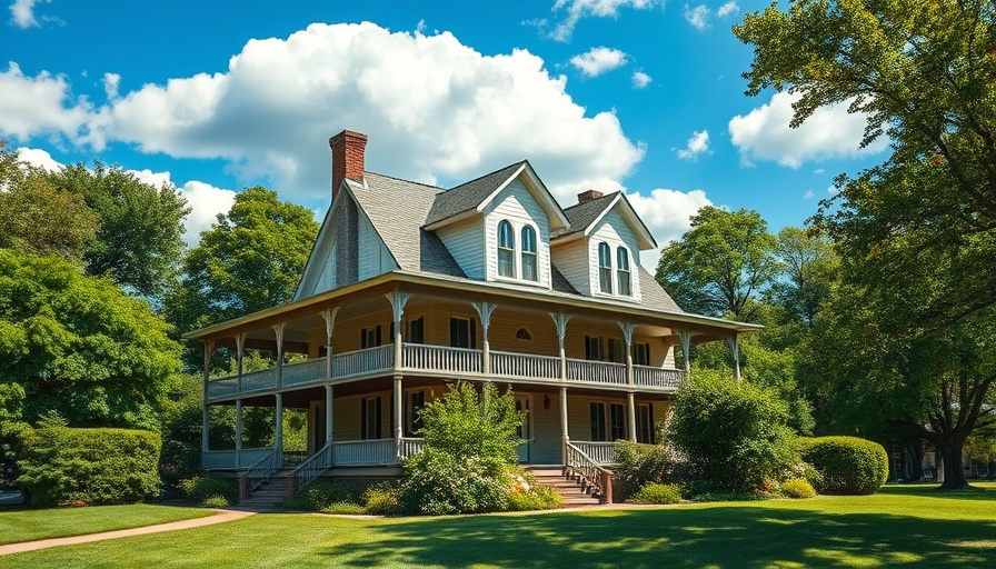 Charming vintage home in San Antonio for sale, surrounded by greenery.