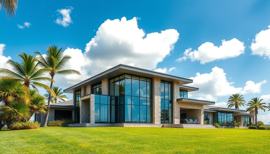 Modern luxury home in Fort Lauderdale real estate market.