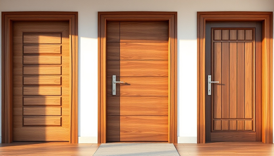 Modern wooden door design ideas 2025, showcasing sleek patterns.
