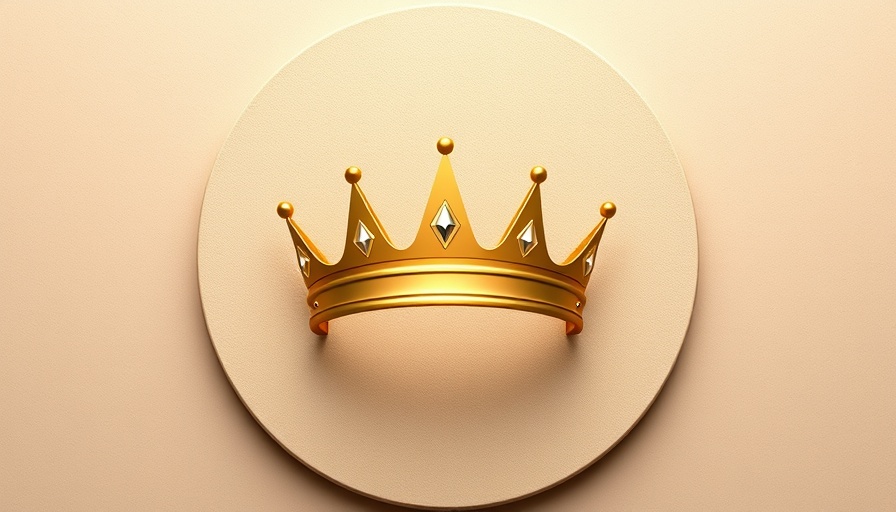 Gold crown illustration on circular background symbolizing self-aware narcissists.
