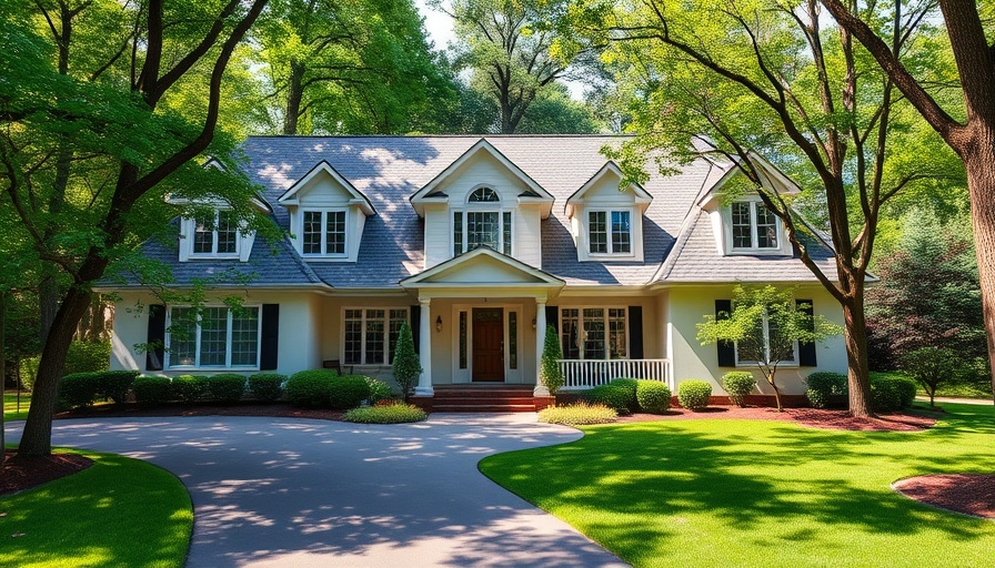 Charming suburban house showcasing spec homes vs custom builds.