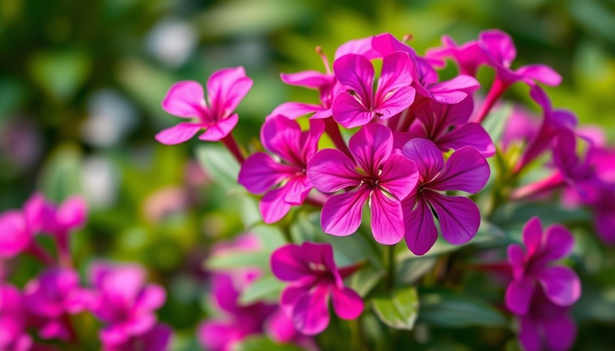 Vibrant pink and purple flowers blooming in garden pot, plant fall bulbs