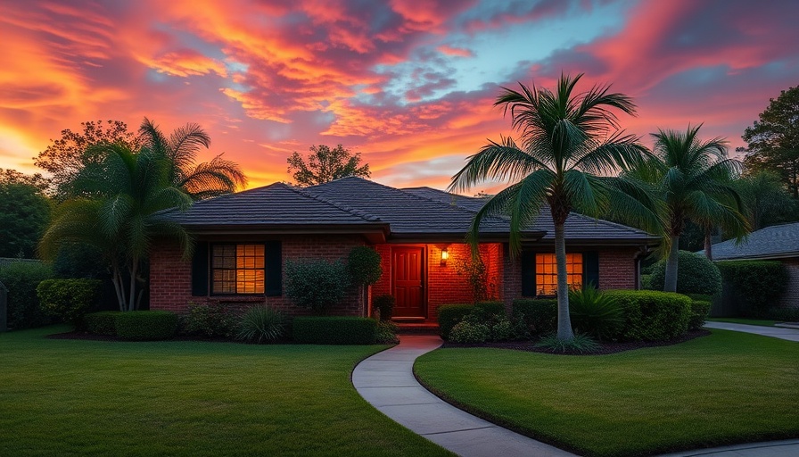 Charming home for sale in Phoenix during sunset.