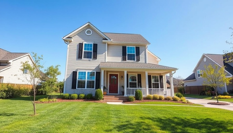 Charming two-story house, ideal for virtual house tour tips.