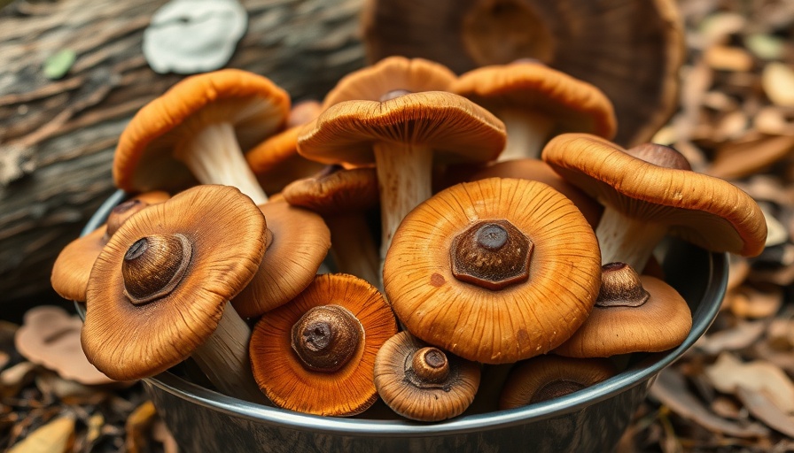 Best mushrooms to grow at home: fresh shiitake mushrooms in a bowl.