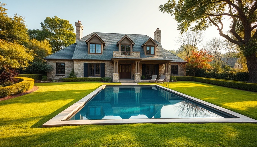 Charming home exterior with a pool for selling a house with a pool.
