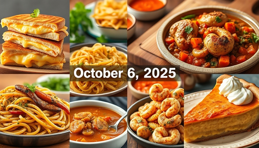 Weekly meal plan October 2025 featuring diverse comforting dishes.