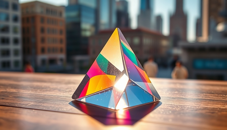 Transparent prism casting rainbow hues symbolizing identity diversification in personal finance.