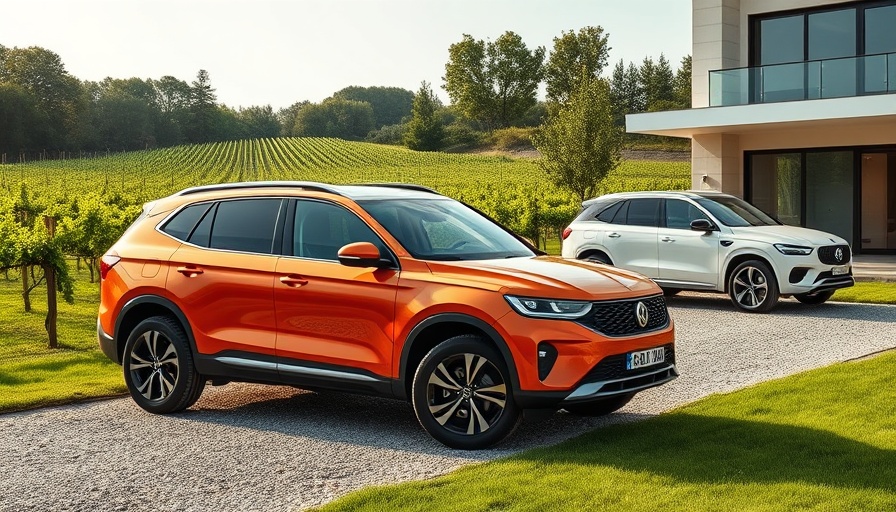 Cheapest Cars to Insure in 2025: Modern SUVs in scenic settings
