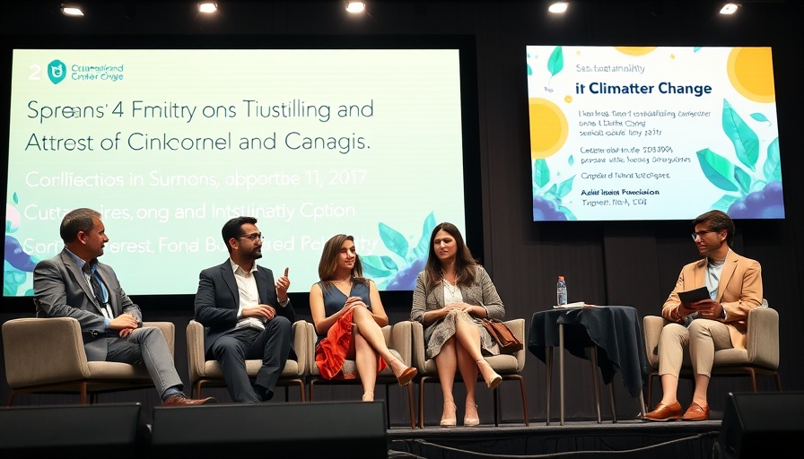 Panel on sustainability discussing climate change in Thailand.