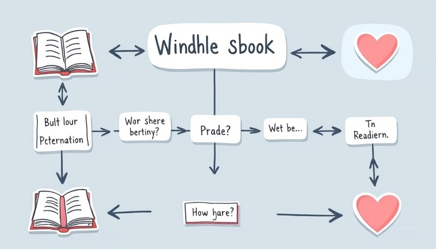 Playful and whimsical flowchart asking 'Should I read this book?'