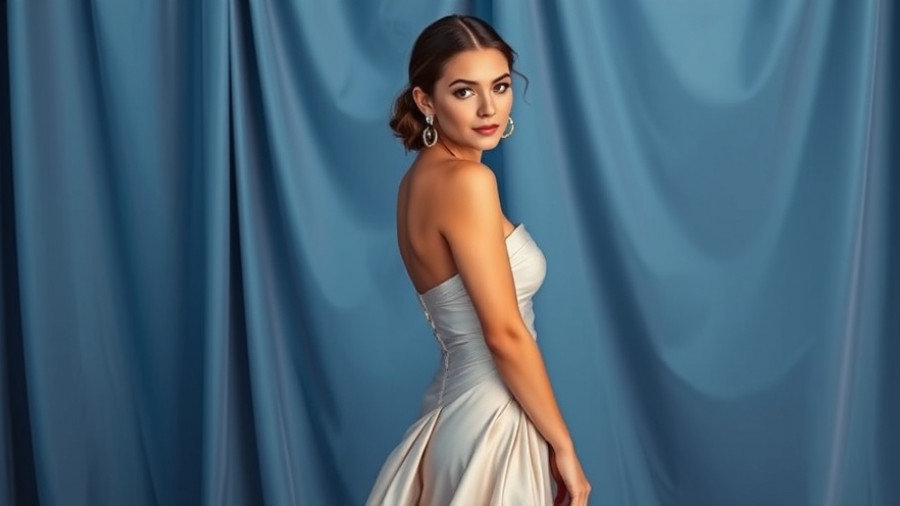 Hailey Bieber skincare routine inspiration in elegant attire.