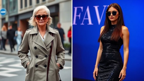 Stylish women showcasing fashion and confidence at urban and event settings.