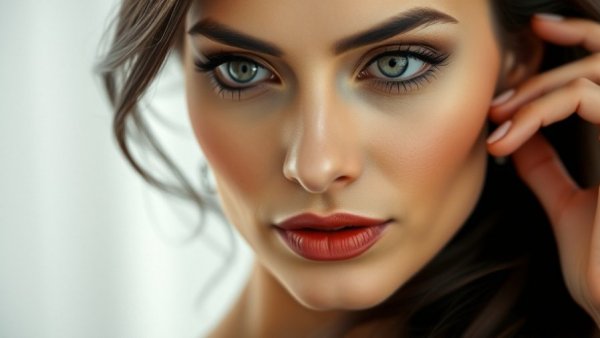 Crystle Stewart Beauty in Black: elegant pose and serene expression.