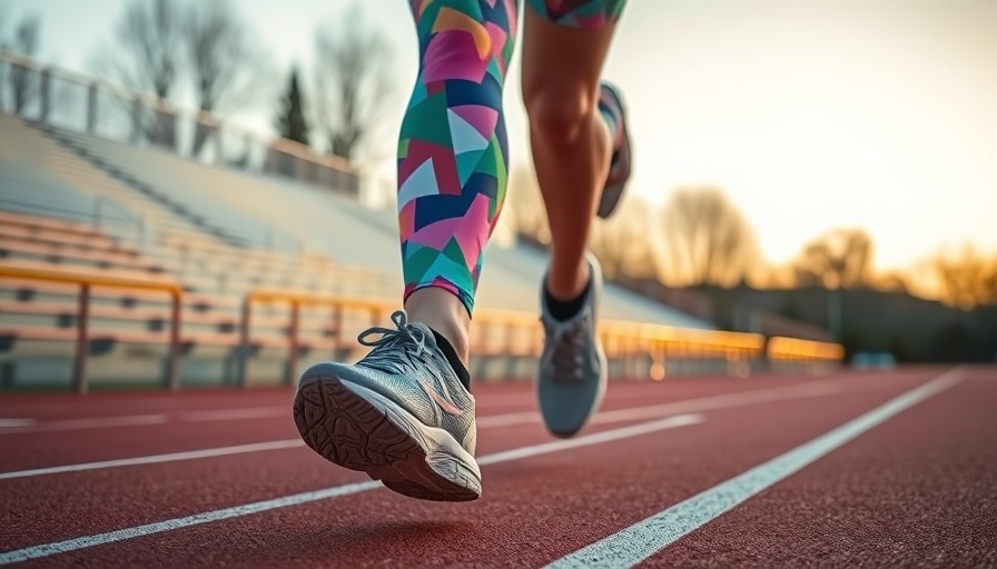 Jogging in colorful leggings on track, Workout to Your Personality