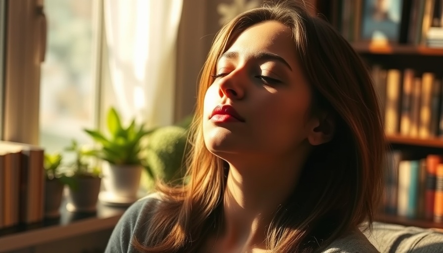 Woman gracefully basking in sunlight, representing vulnerability.