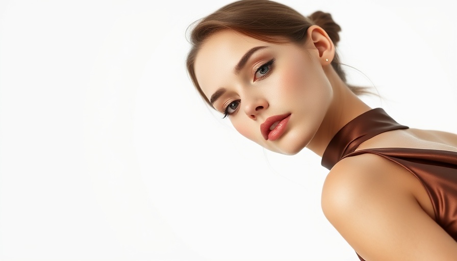 Elegant brown satin dress for wedding guest choices.
