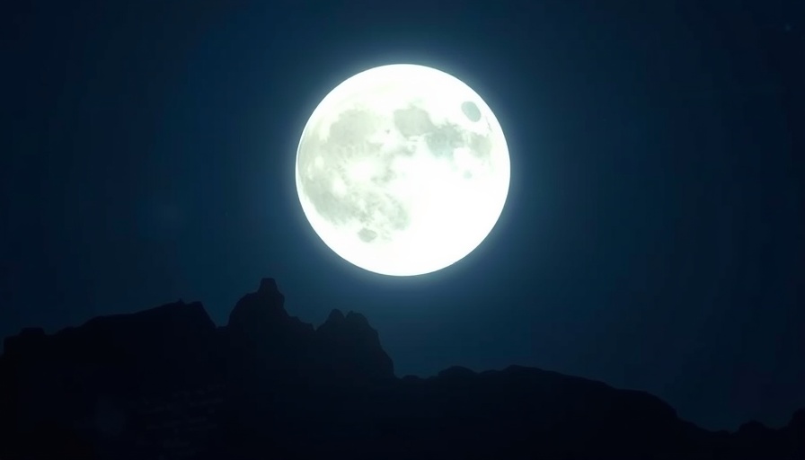 Full moon over mountains affecting zodiac signs during lunar eclipse.