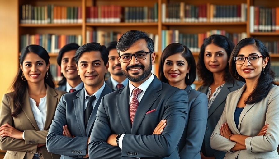 Indian-origin economists in US posing in library setting.