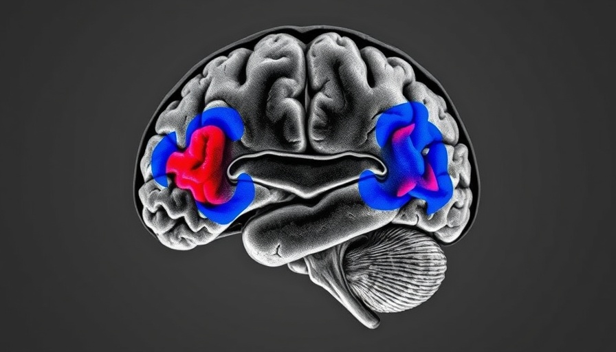 MRI biomarker cognitive decline post-stroke brain scan with overlays.