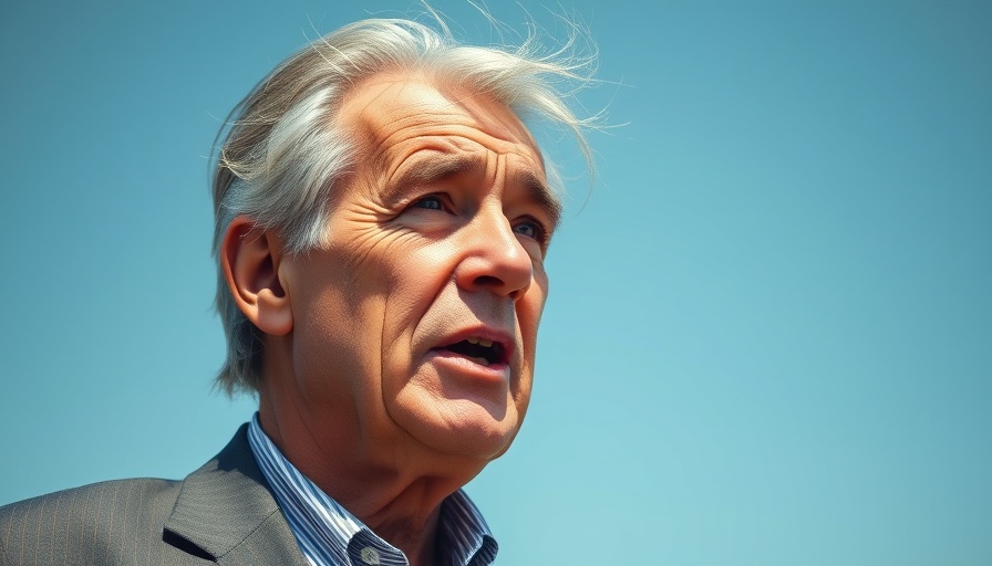 Confident older man speaking against the sky, BLS leadership crisis