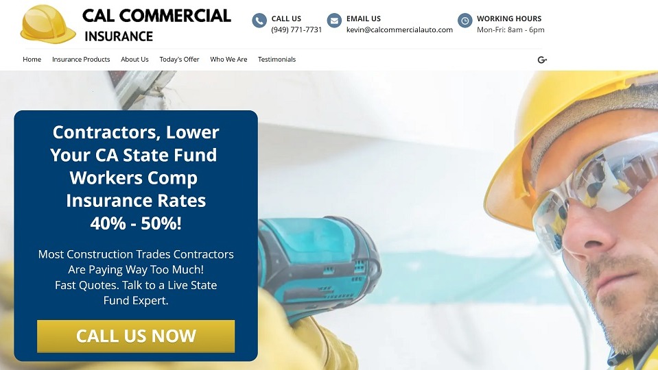 Cal Commercial Insurance - State Fund