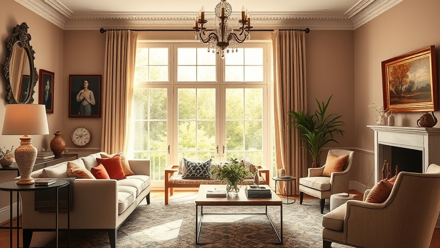 Cozy living room showcasing home design styles with modern and vintage furniture.