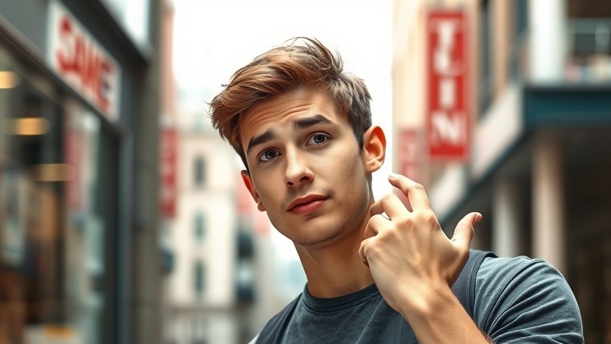 Confident young man outdoors, embodying self-esteem tips and universal self acceptance.