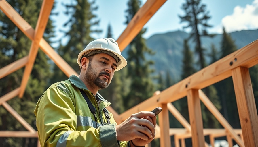 Phase inspections for new construction homes in a forest setting.