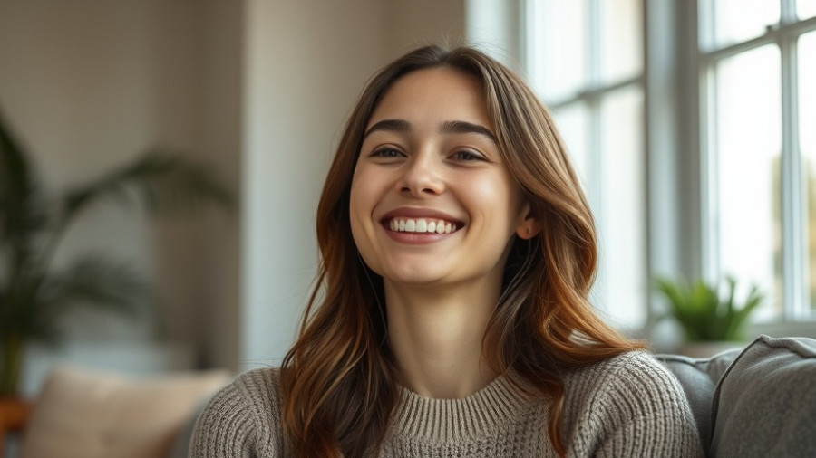 Young woman enjoying relaxation, related to somatic therapy.
