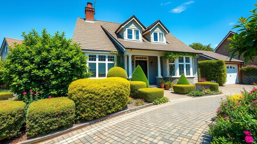 Charming house with lawn, symbolizing pre-qualified vs. pre-approved.