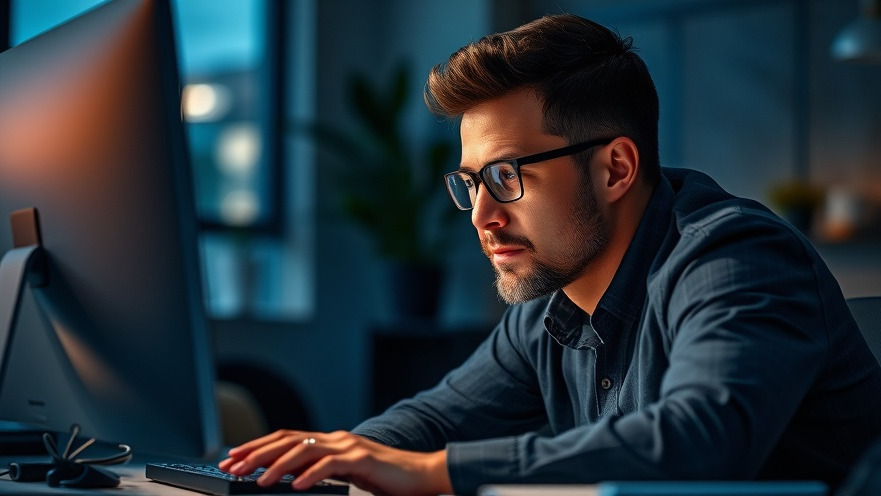 Thoughtful business owner reflects on AI-driven changes in search strategies.