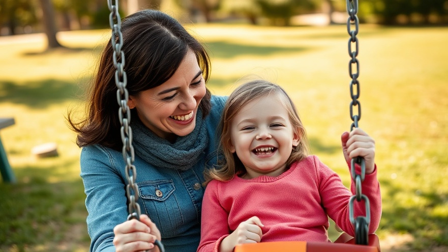 Mother and daughter enjoying outdoor family activities, inspiring kids to play outside.