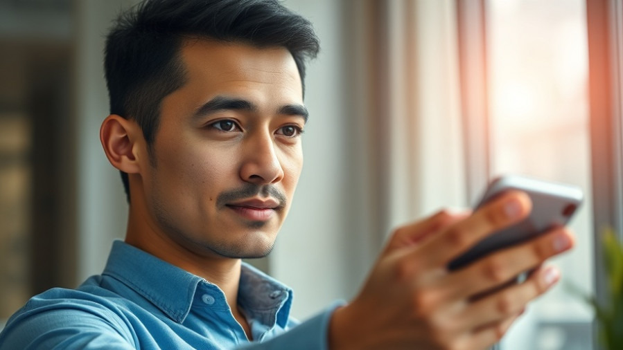 Confident young entrepreneur reviews digital screen illustrating SEO optimization.