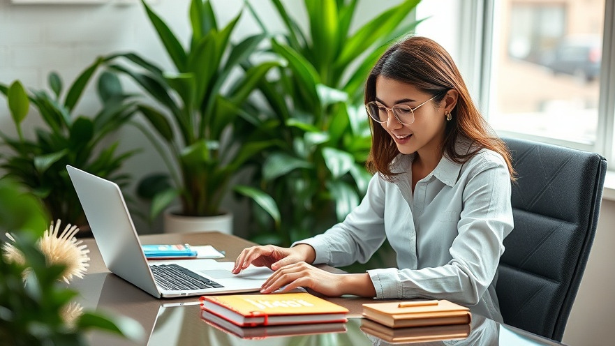 Young professional using email marketing strategies to create effective email campaigns.