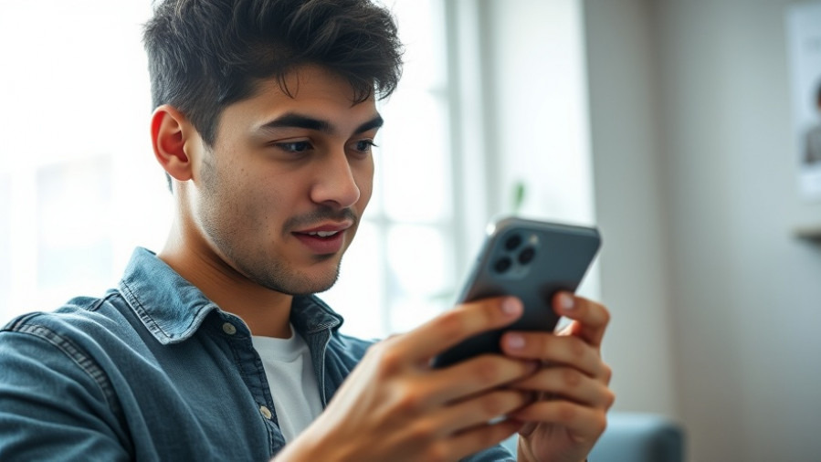 Focused young adult adjusting smartphone settings with productivity apps for better digital wellbeing.