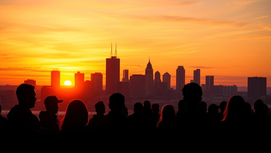 Maryland skyline at sunset symbolizing financial health and work-life balance.