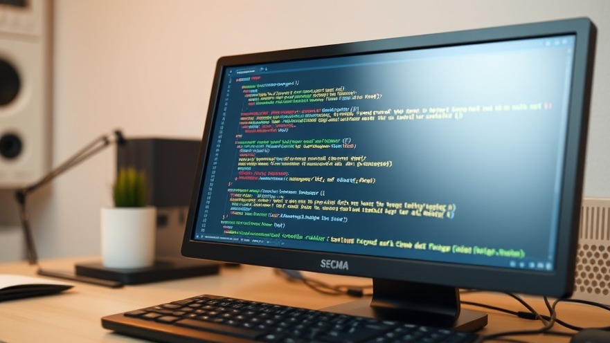 A computer displaying schema and heading tag best practices for web content structure.