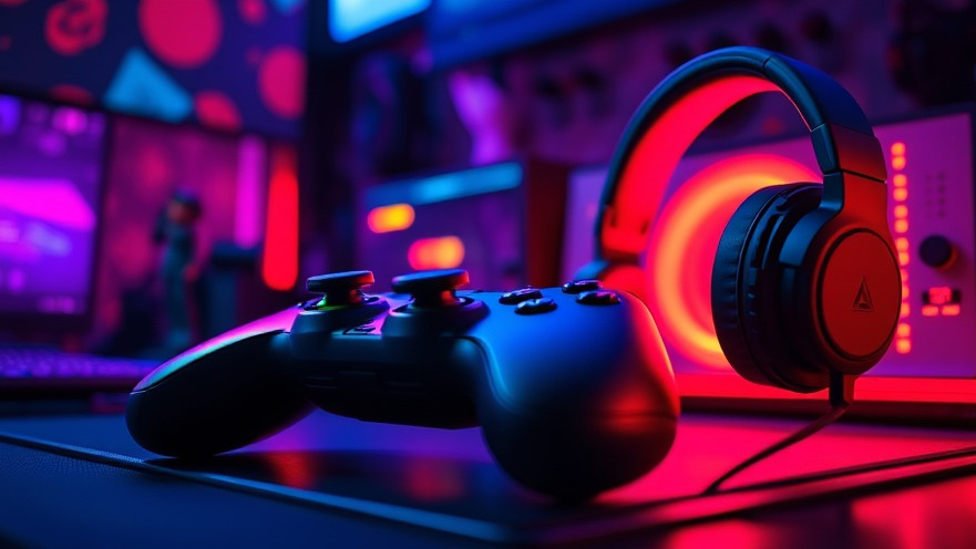 Dynamic gaming setup showcasing task gamification for employee engagement strategies.
