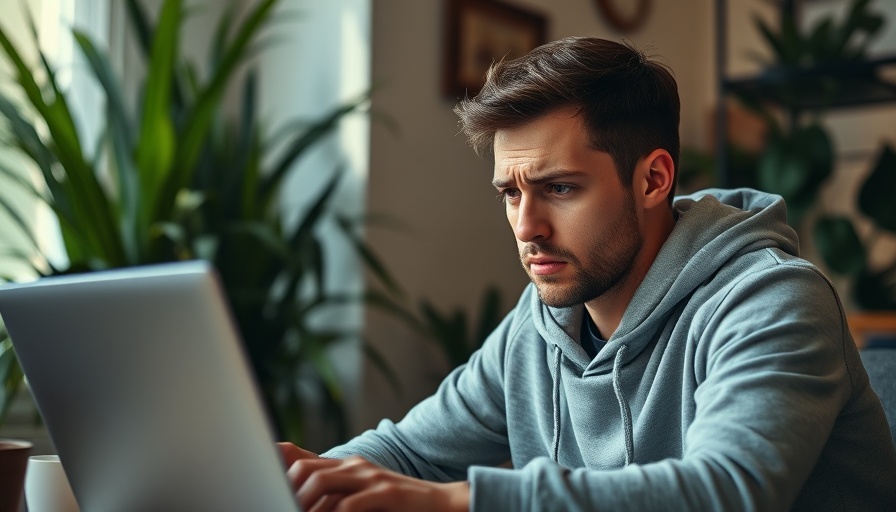 Young worker frustrated while working remotely, demanding career flexibility.