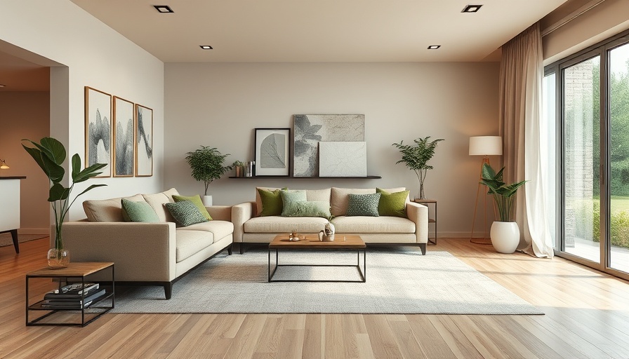 Budget-friendly home upgrades in stylish modern living room.